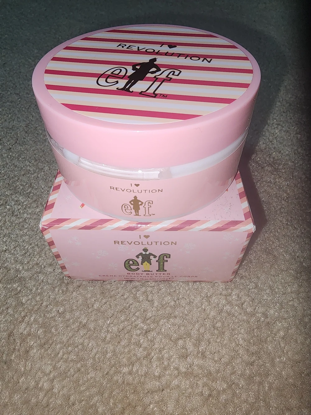 Revolution I Heart Elf Pink Body Butter $25 New